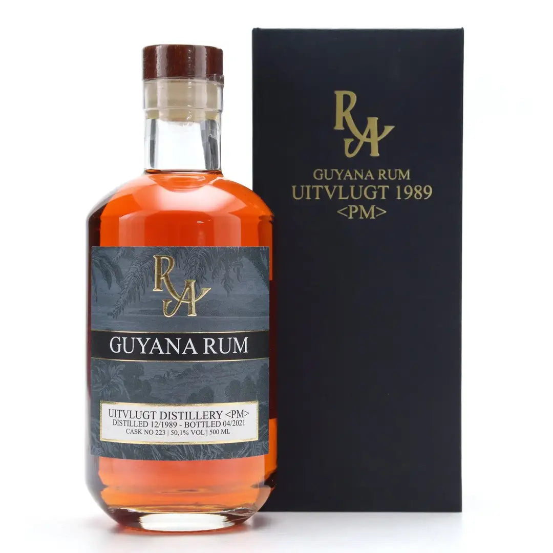 Sample Uitvlugt 1989 RA Guyana Rum PM 31yr 50,1% 3cl