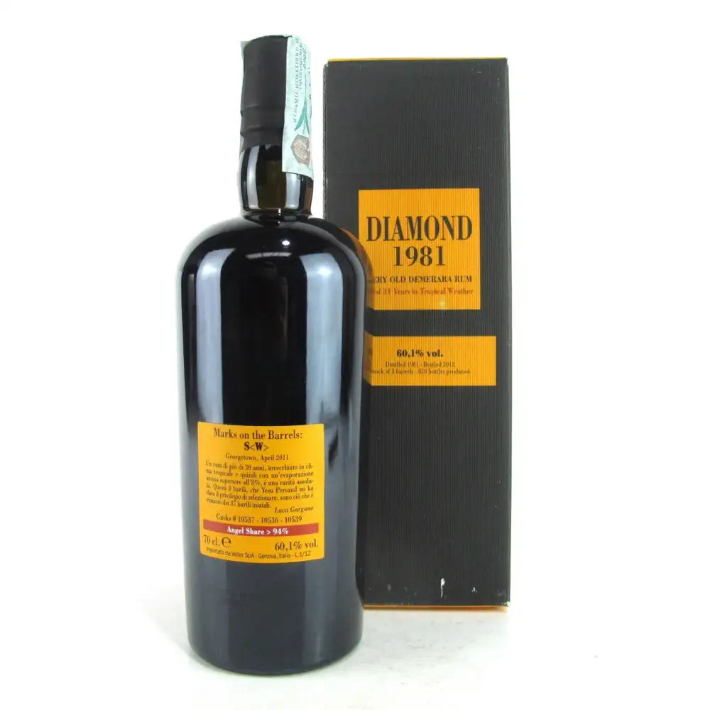 Sample Velier Diamond S<W> 1981 31yr 60,1% 3cl