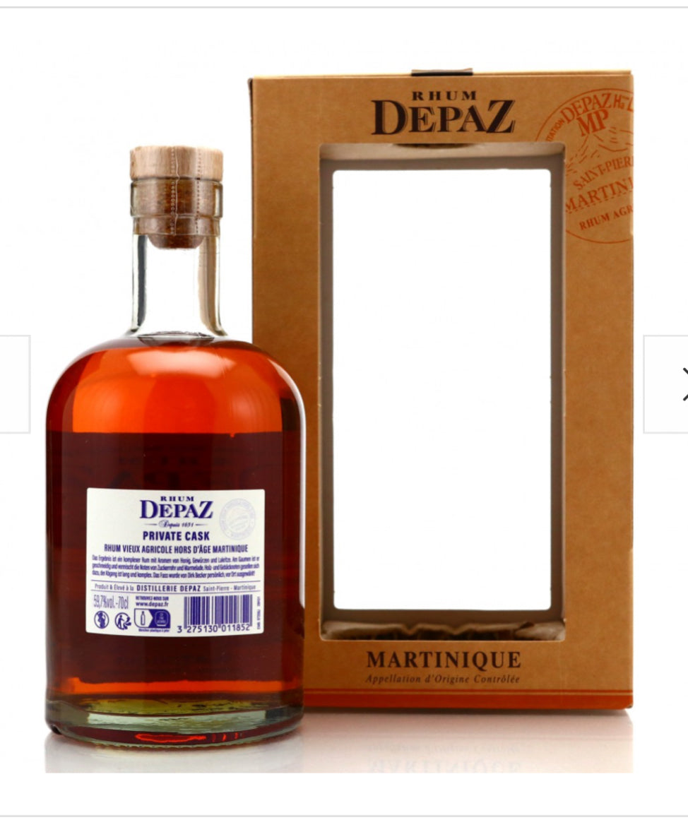 Sample Depaz 2010 Single Cask 11yo #1002 Club Rum 3cl