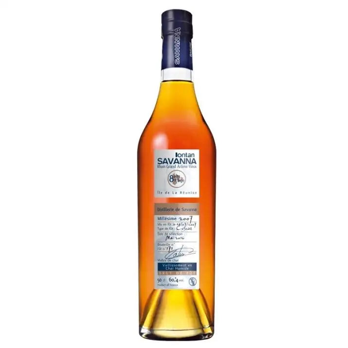 Sample Savanna 2007 Lontan Grand Arôme - chai humide 8yr 60,4% 3cl