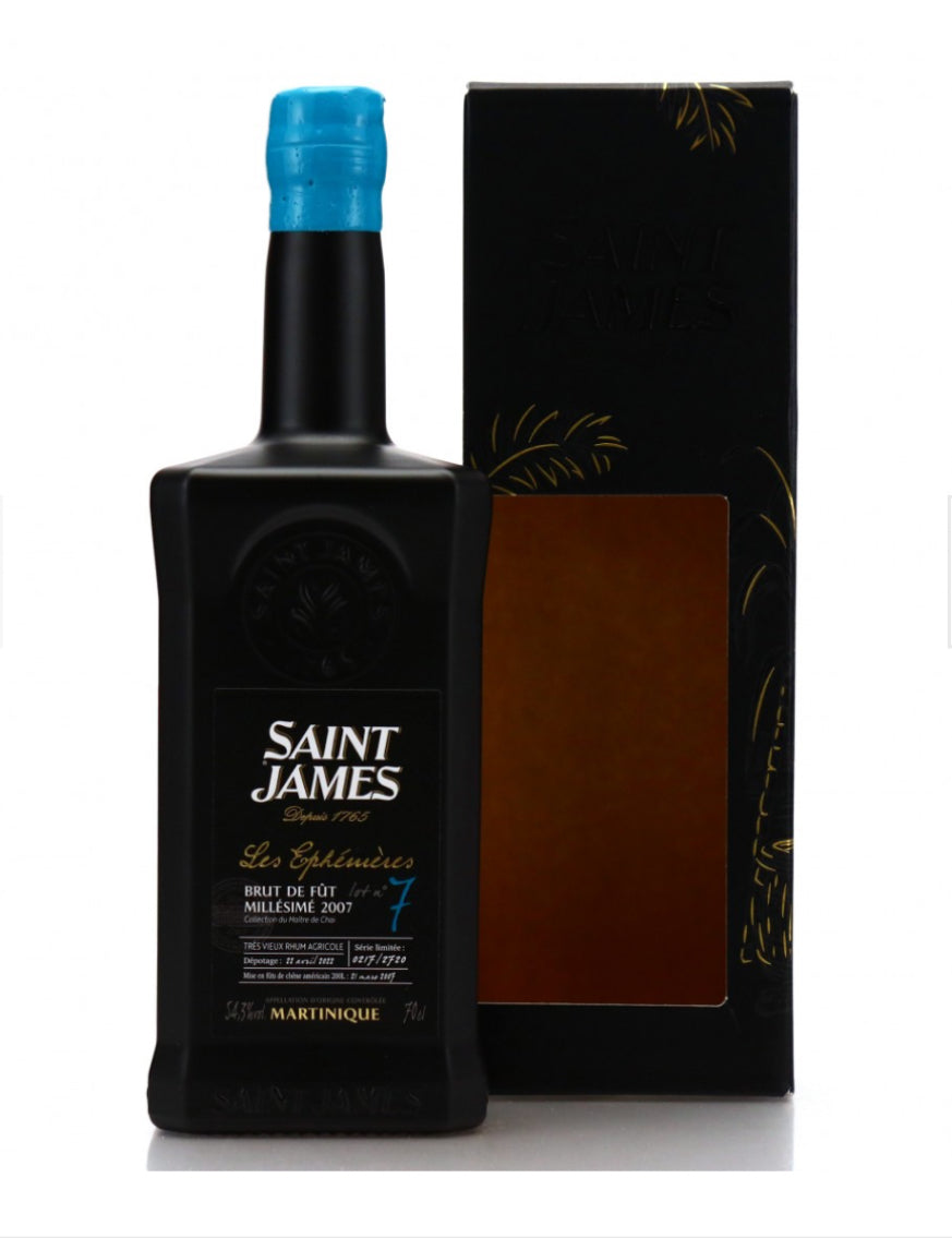 Sample Saint James 2007 Brut de Fut Éphémères no.7 54,3% 3cl
