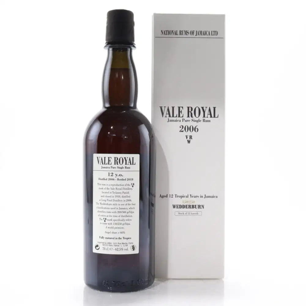 Sample Velier Long Pond 2006 Vale Royal VRW 12yr 62,5% 3cl