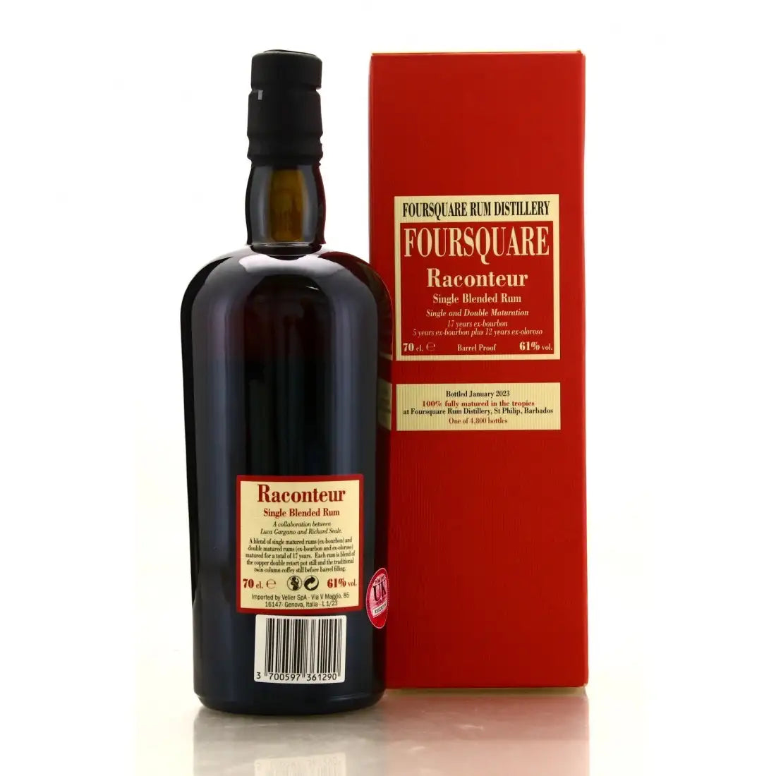 Velier Foursquare 2006 Raconteur 17yr 61%