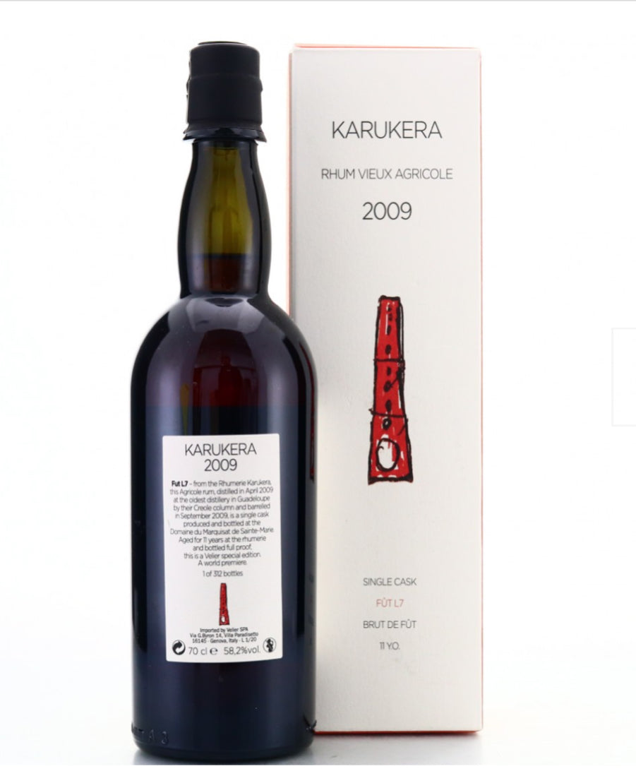Karukera 2009 Velier 11yo Japoniani 58,2%