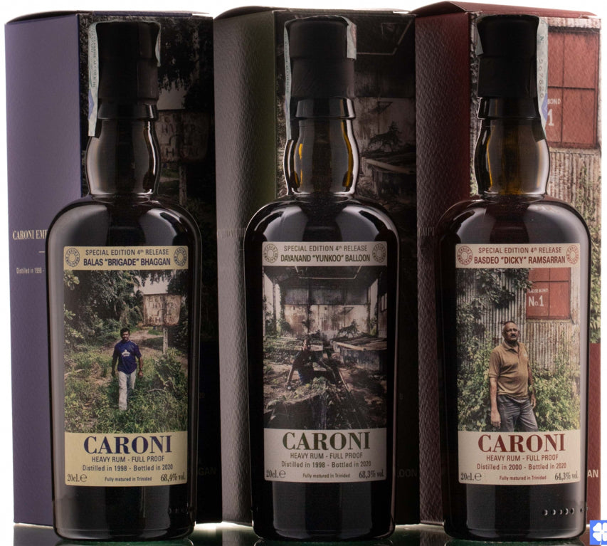 Caroni Velier Employees 4rd release Coffret 3X20cl