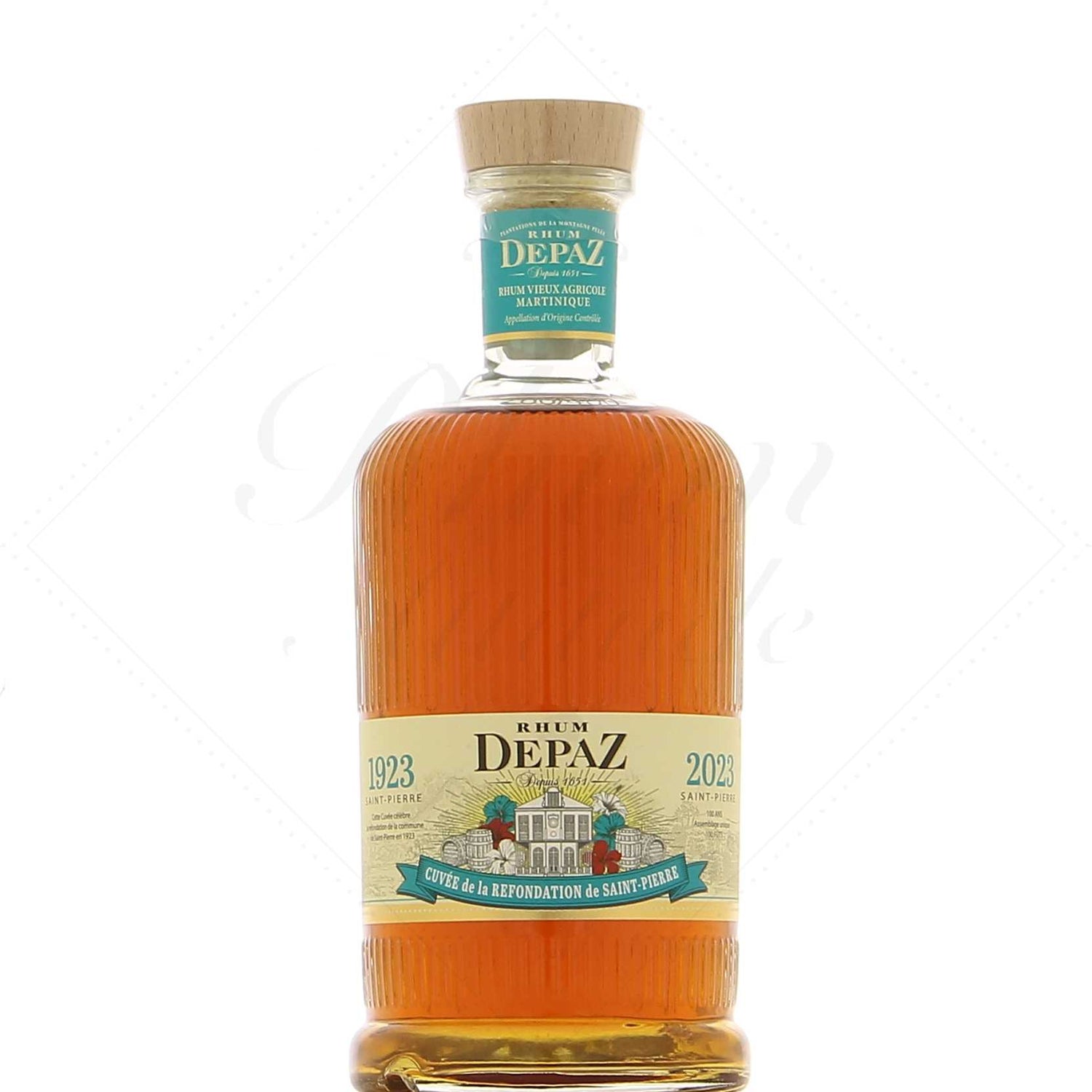 Sample Depaz Cuvée de la Refondation de Saint-Pierre 2023 45% 3cl