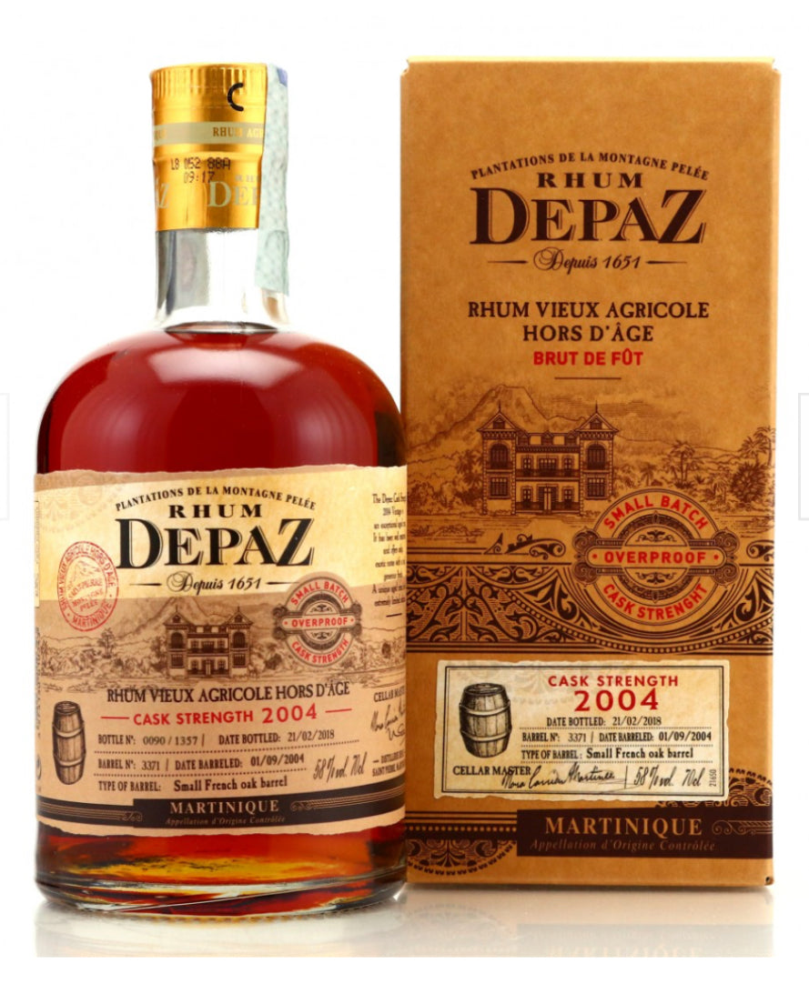 Depaz 2004 Single French Oak Cask 13yo #3371 58%