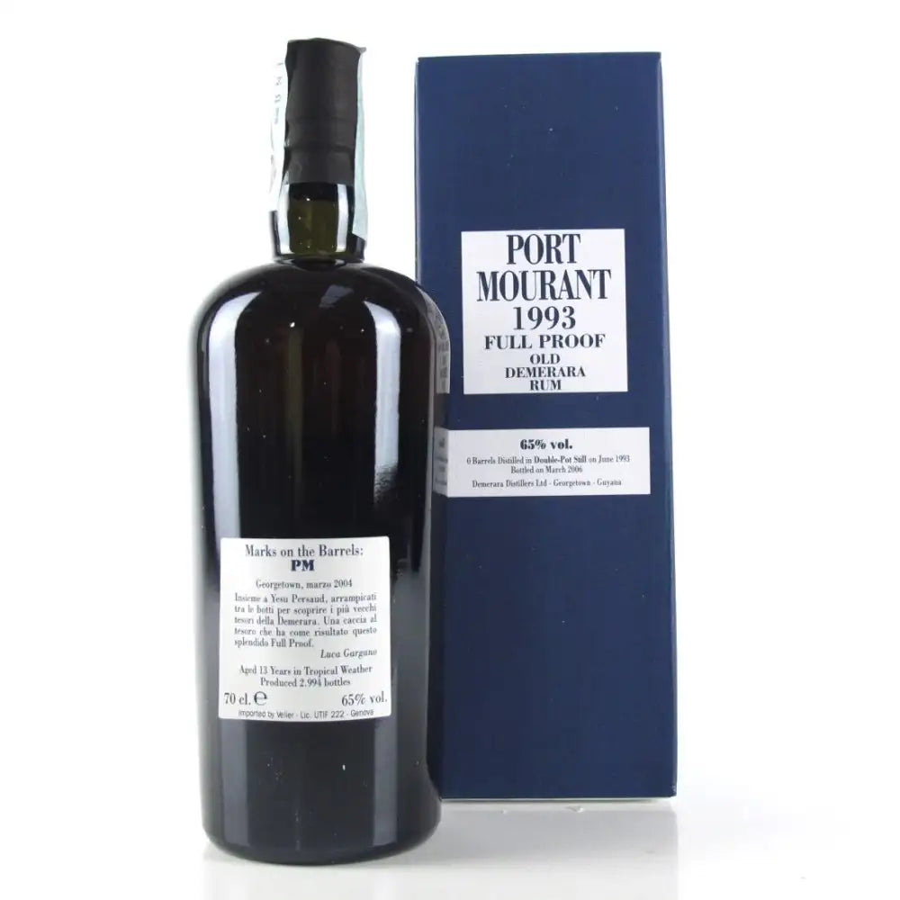 Sample Velier Port Mourant 1993 PM 13yr 65% 3cl