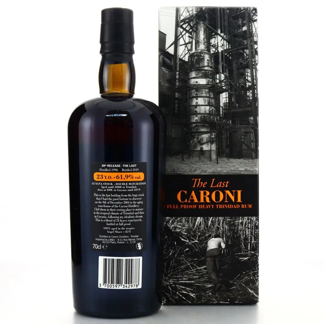 Caroni 1996/2019 23yo 61,9% "The Last" 39th Release
