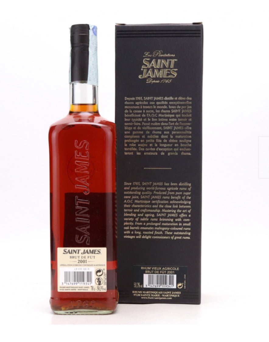 Saint James 2001 50,3% Brut de Fut Velier