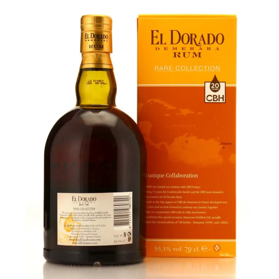 Sample Diamond 1998 El Dorado Rare Collection <SVW>DLR 20yr 55,1% 3cl