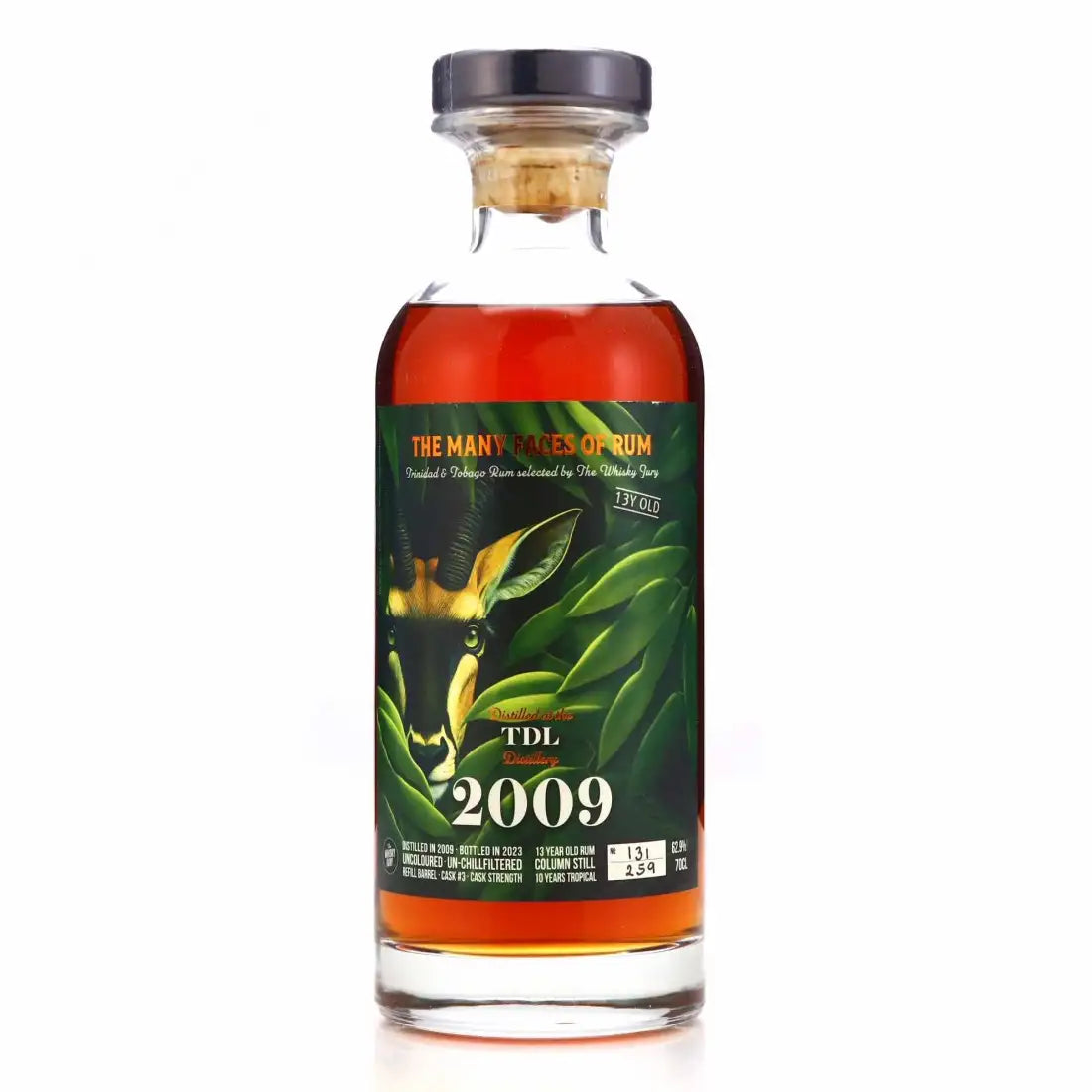 Sample The Whisky Jury TDL 2009 The Many Faces Of Rum 13yr 62,9% 3cl