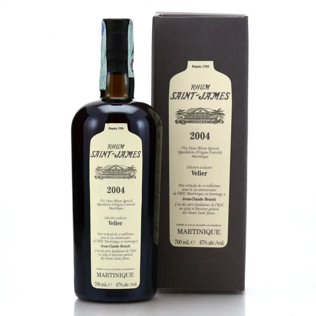 Sample Velier Saint James 2004 Sélection exclusive Velier 17yr 47% 3cl