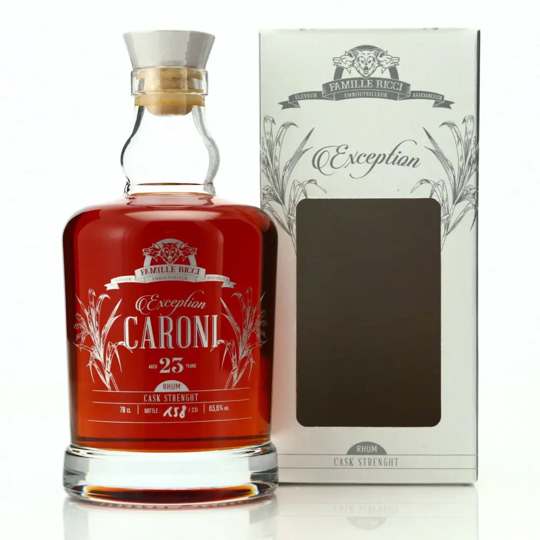 Sample Famille Ricci Caroni 1998 Exception 23yr 63,6% 2cl