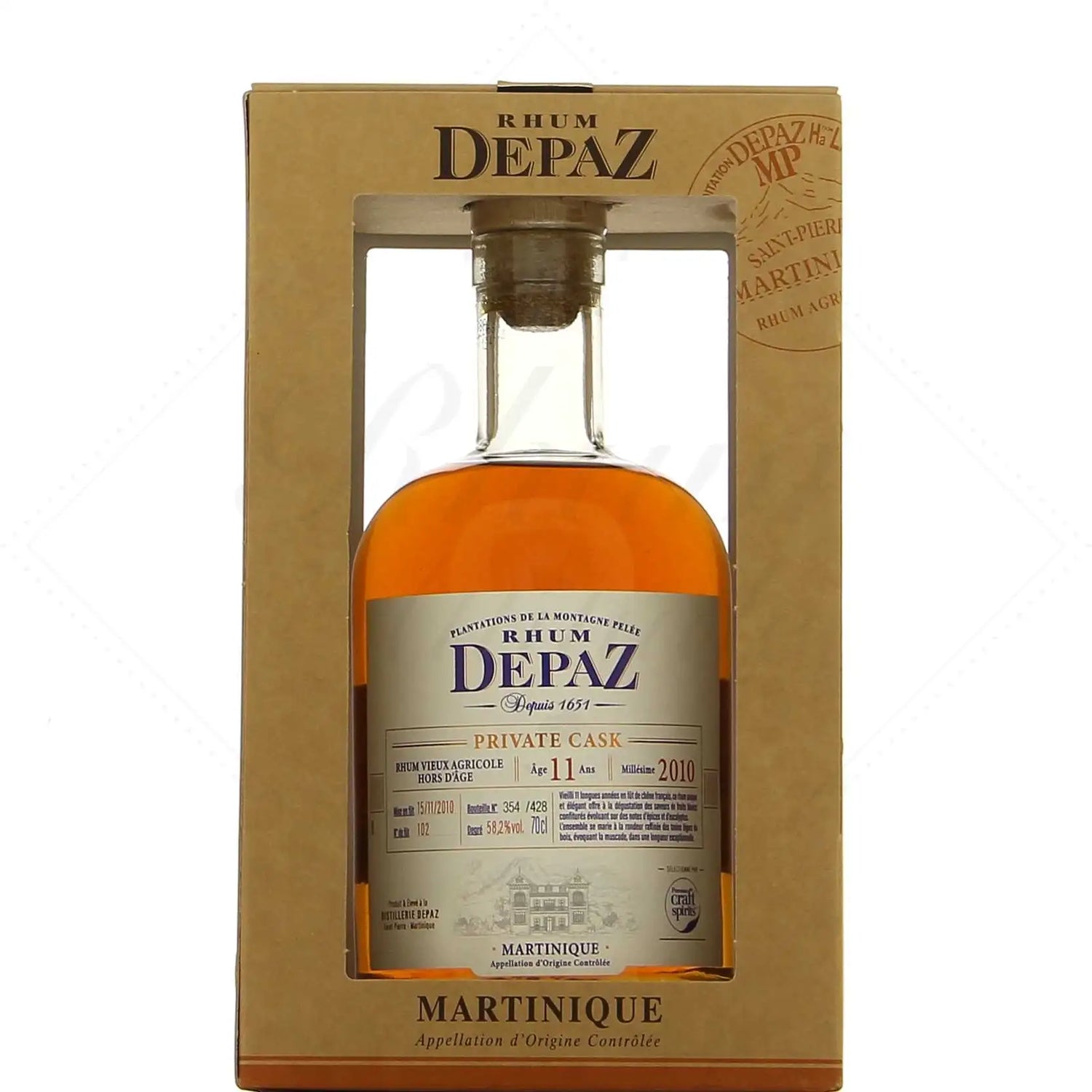 Sample Depaz Private Cask (Premium Craft Spirits Selection) 11yr 58,2% 3cl
