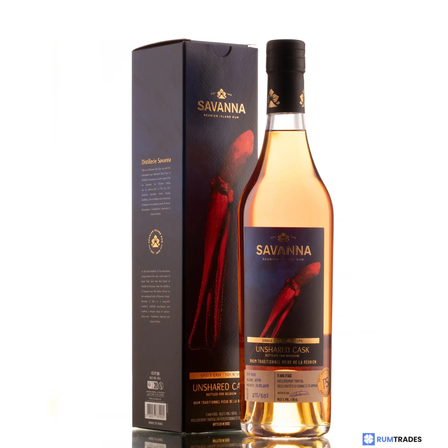 Savanna 2010 Unshared Cask for Belgium 11yr 60,5%