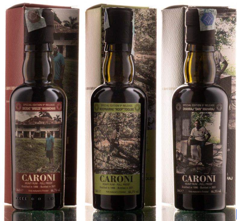 Caroni Employees 5th release 3X10cl Velier VSGB (Velier Small Great Bottles)