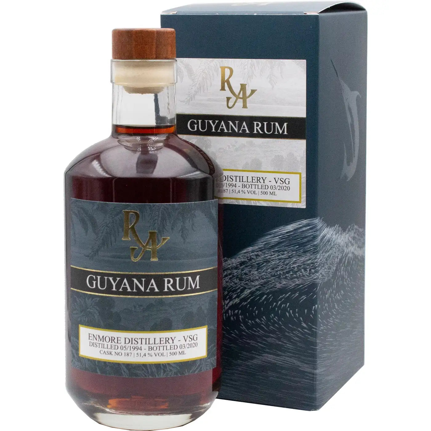 Sample Enmore 1994 RA Guyana Rum REV cask #187 25yr 51,4% 3cl