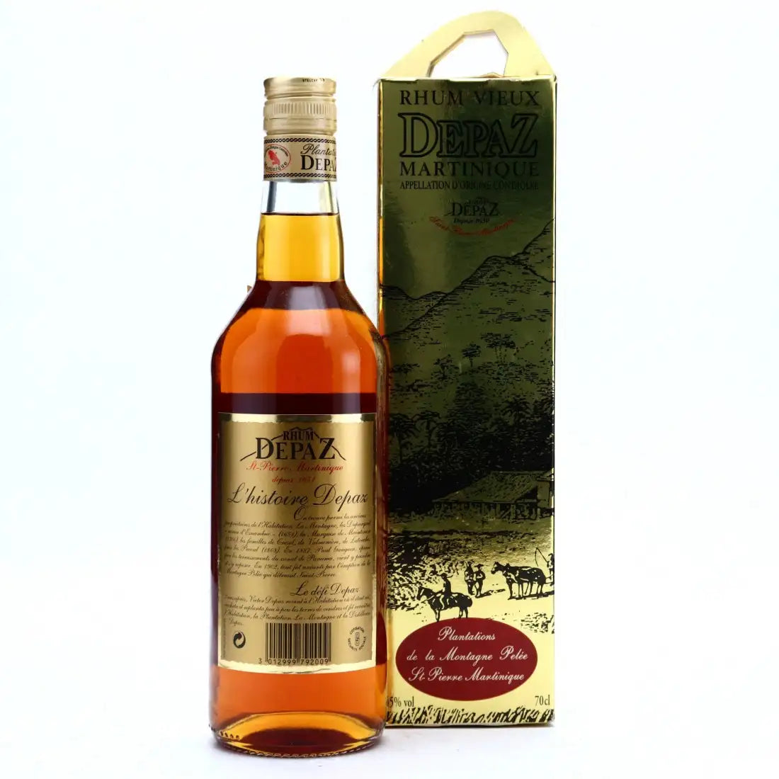 Sample Depaz Rhum Vieux Agricole Plantation (Old Version) 45% 3cl