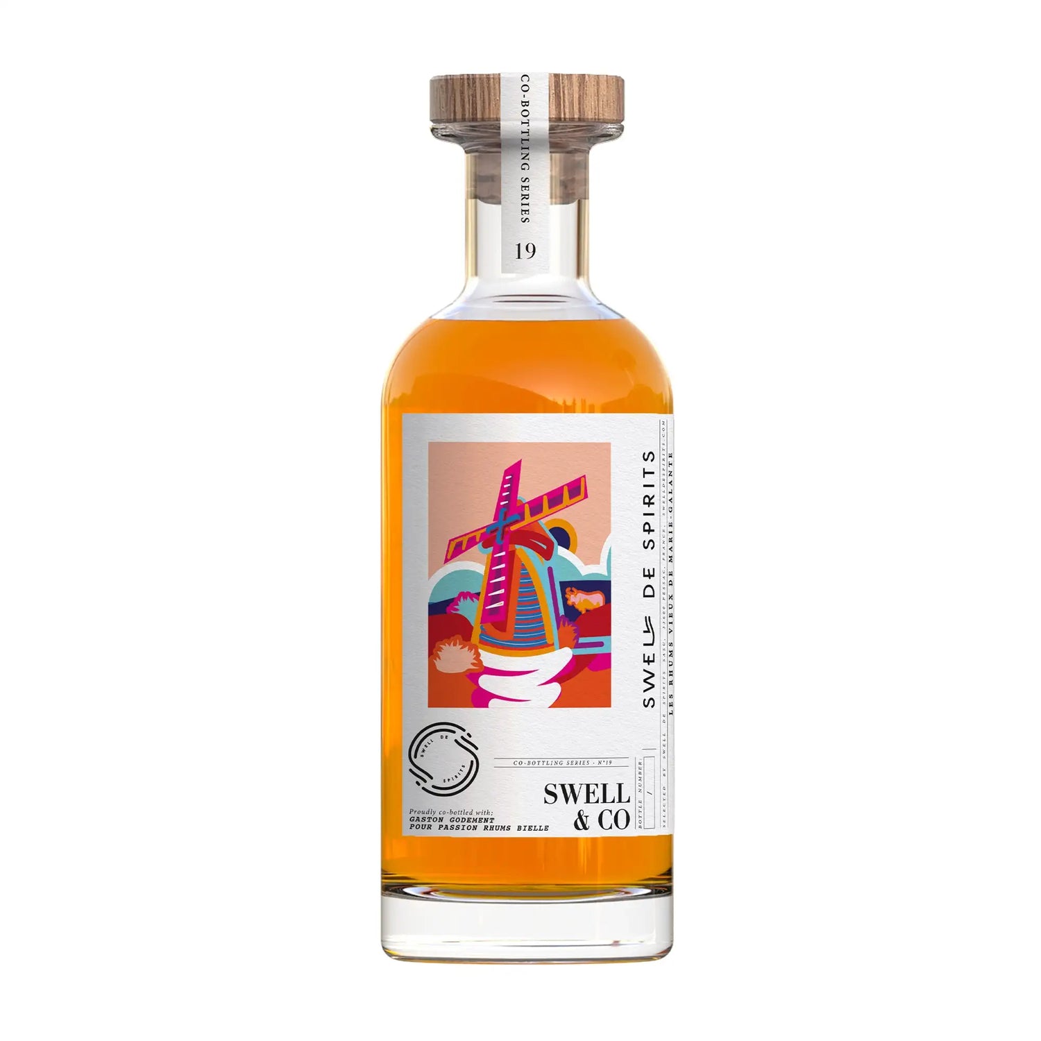 Swell de Spirits Bielle 2014 Swell & Co. #19 Gaston for Passion Rhum Bielle 11yr 53,5%