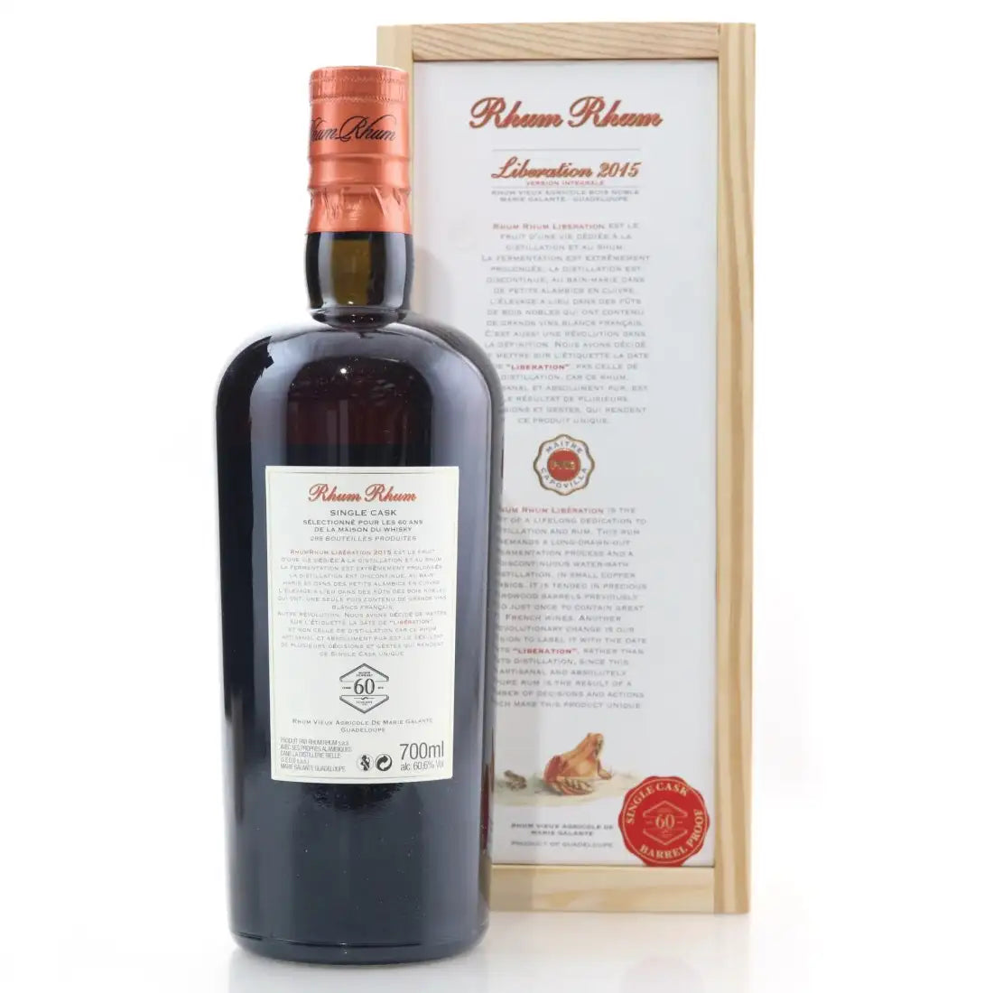 Rhum Rhum Libération 2015 Single Cask 60th LMDW 60,6%