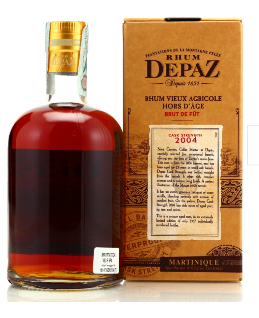 Depaz 2004 Single French Oak Cask 13yo #3371 58%