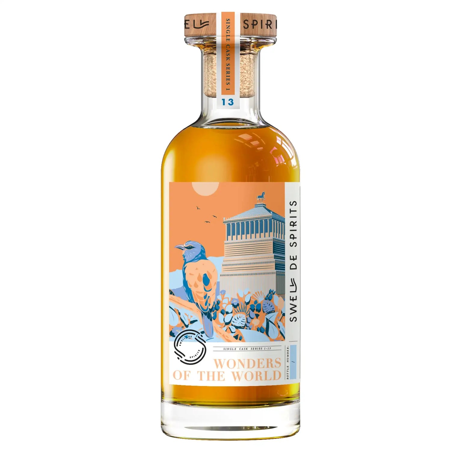 Sample Swell de Spirits TDL 2009 Wonders of the World Single Cask Series 13 12yr 64,5% 3cl