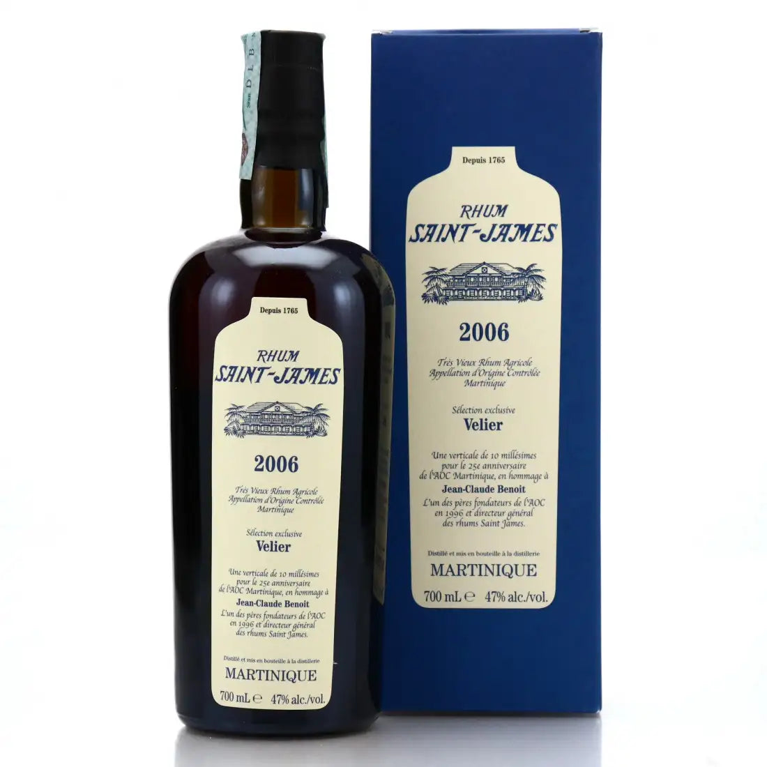 Sample Velier Saint James 2006 Sélection exclusive Velier 15yr 47% 3cl