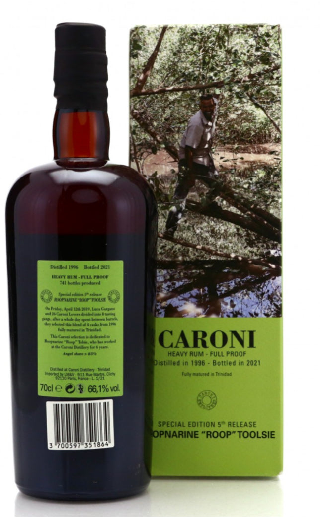 Caroni 1996/2021 25yo 66,1% Employees 5th Release Roopnarine “Roop” Toolsie