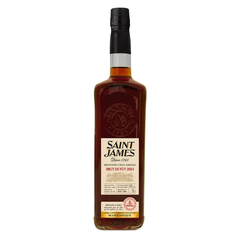 La Confrérie du Rhum Saint James 2003 Brut de fût 14yr 59%