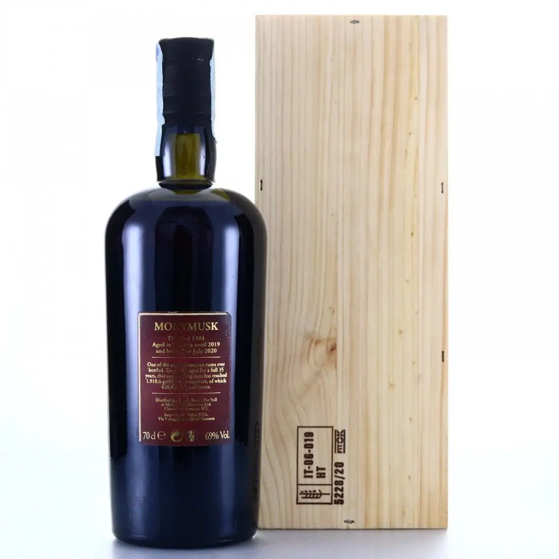 Velier Clarendon Rum Sapiens Wedderburn MMW 1984 35yr 69%