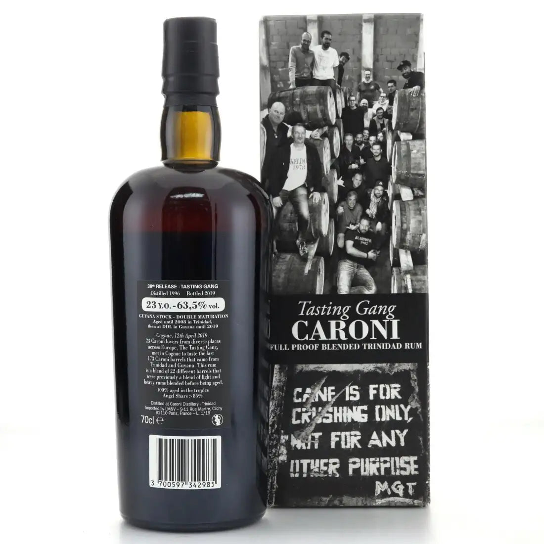 Velier Caroni 1996 38th Release Tasting Gang 23yr 63,5%