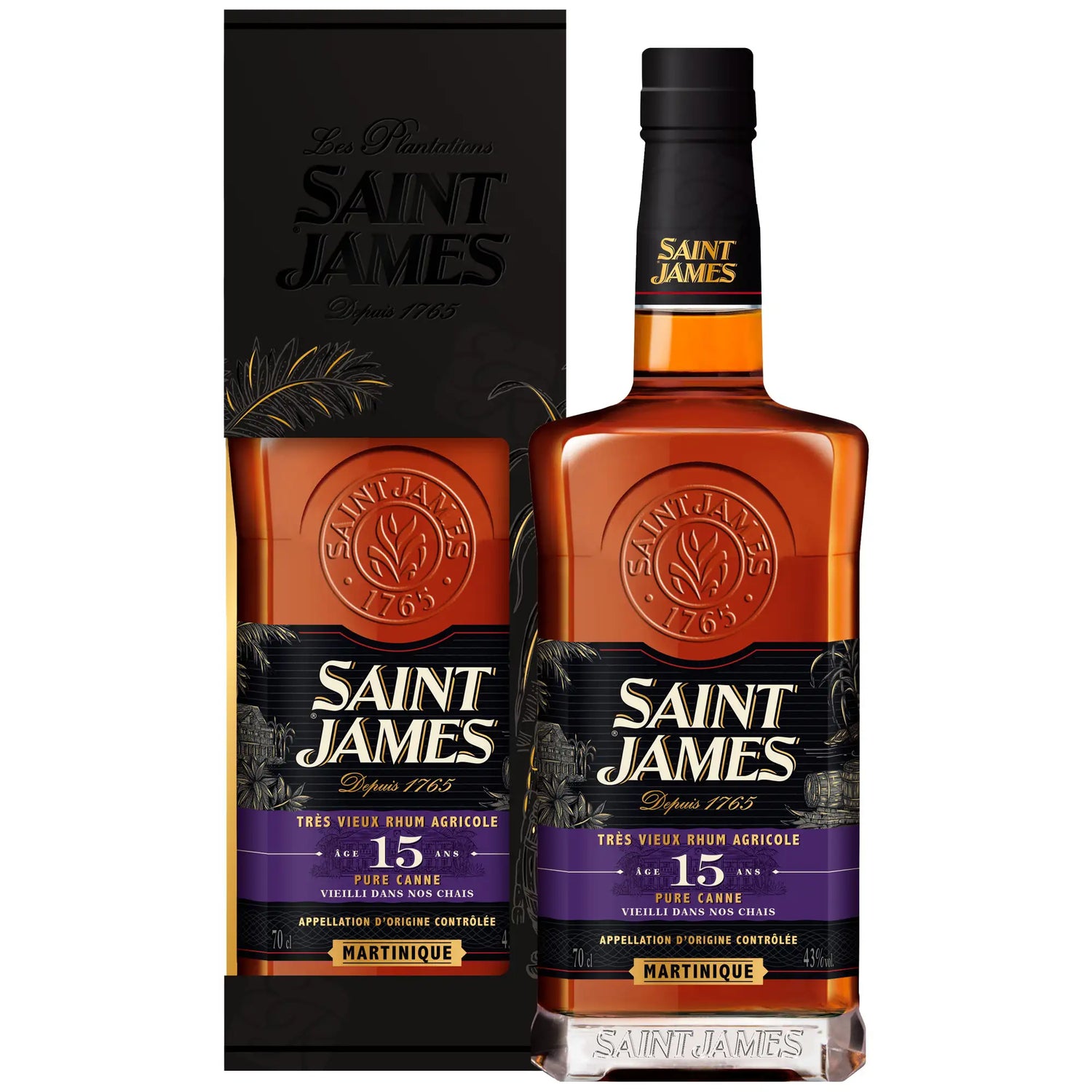 Sample Saint James 15 Ans 43% 3cl