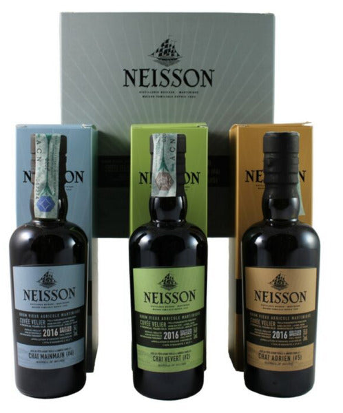 Coffret Neisson 2016 Chai Vevert – Mainmain – Adrien 3X20cl