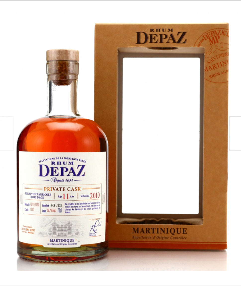Sample Depaz 2010 Single Cask 11yo #1002 Club Rum 3cl