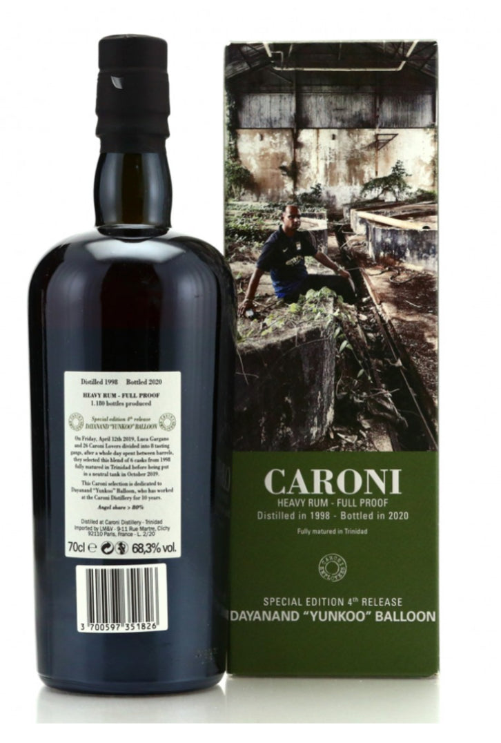 Caroni 1998 22yo 68,3% Employees 4th release Dayanand “Yunkoo” Balloon