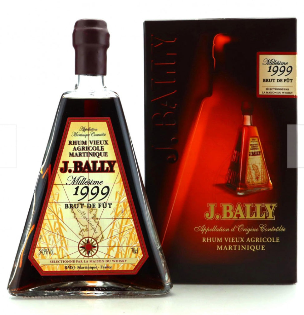 Sample J. Bally 1999 Brut de Fut Pyramide LMDW 18yo 54,5% 3cl