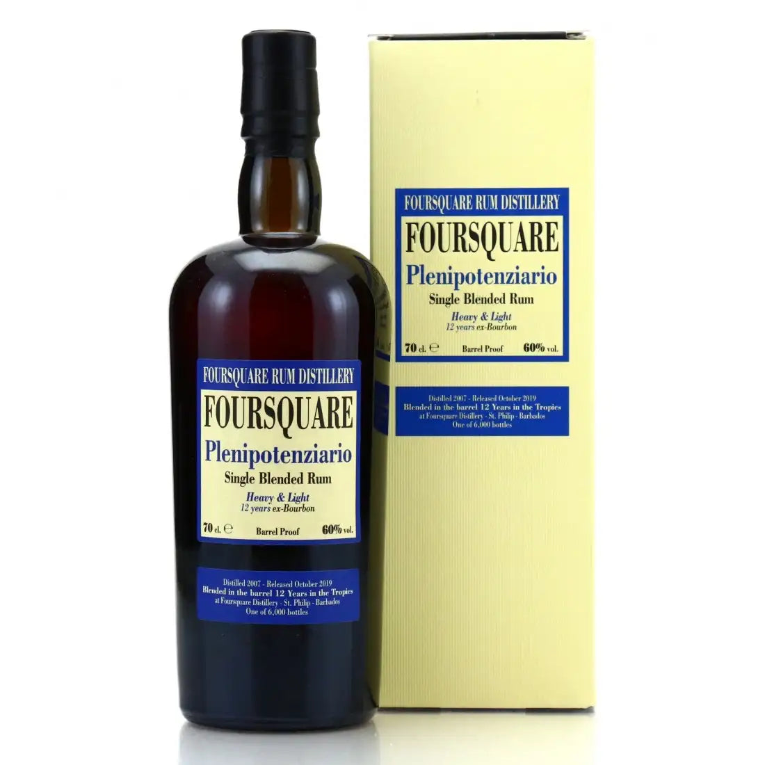 Velier Foursquare 2007 Plenipotenziario 12yr 60%