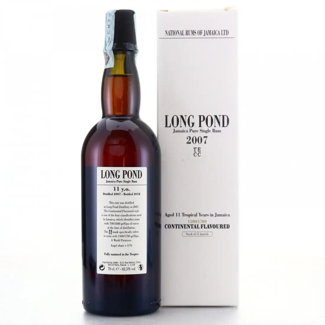 Velier Long Pond 2007 TECC 11yr 62,5%