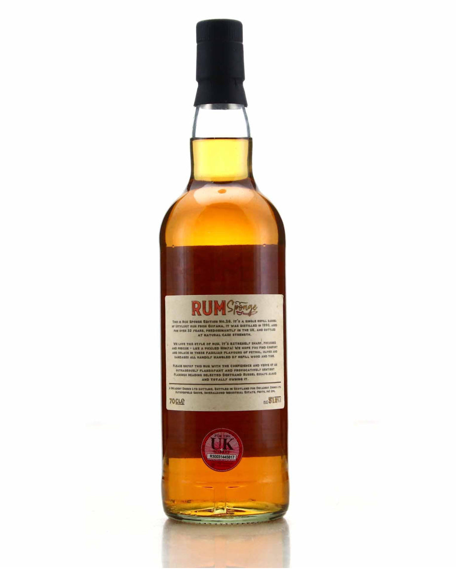 Sample Uitvlugt 1990 Rum Sponge No.26 33yr 51,8% 3cl