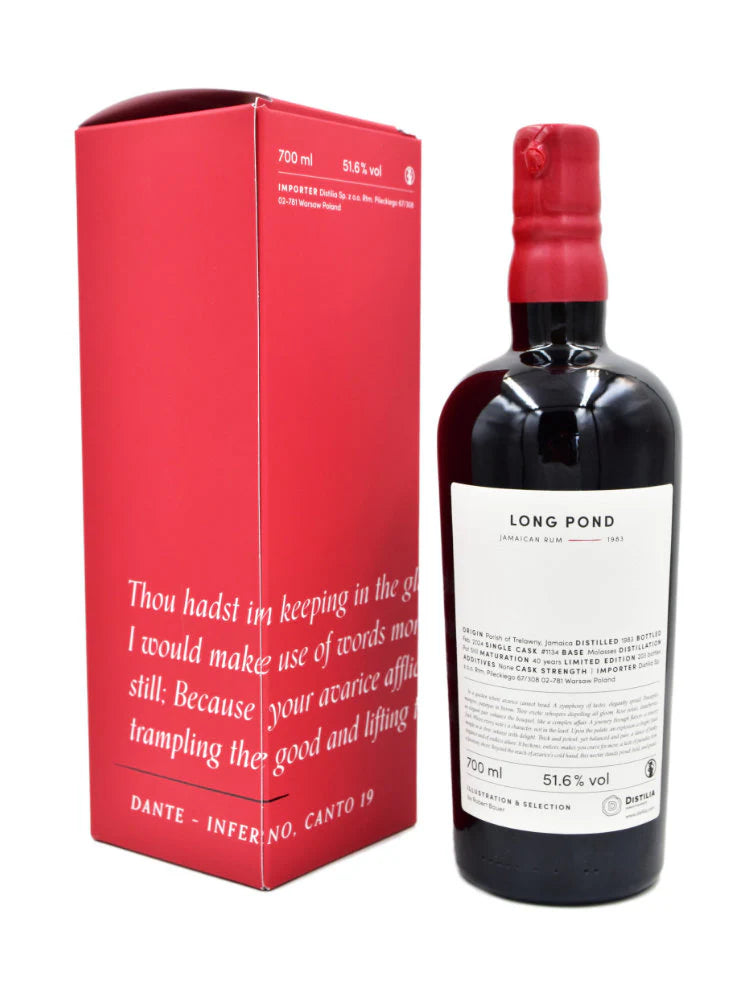 Long Pond 1983 The Sins – Avarice, Robert Bauer and Distilia 40yr 51,6%