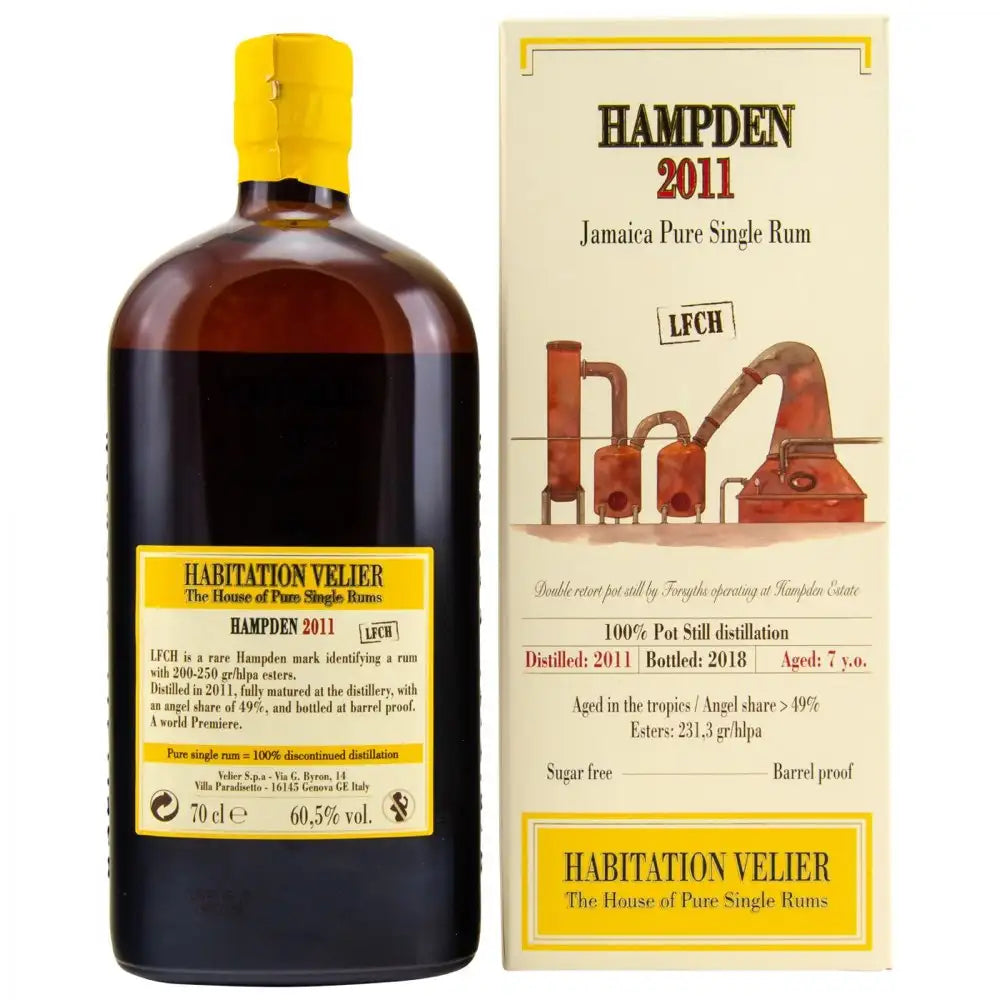 Sample Habitation Velier Hampden 2011 LFCH 7yr 60,5% 3cl
