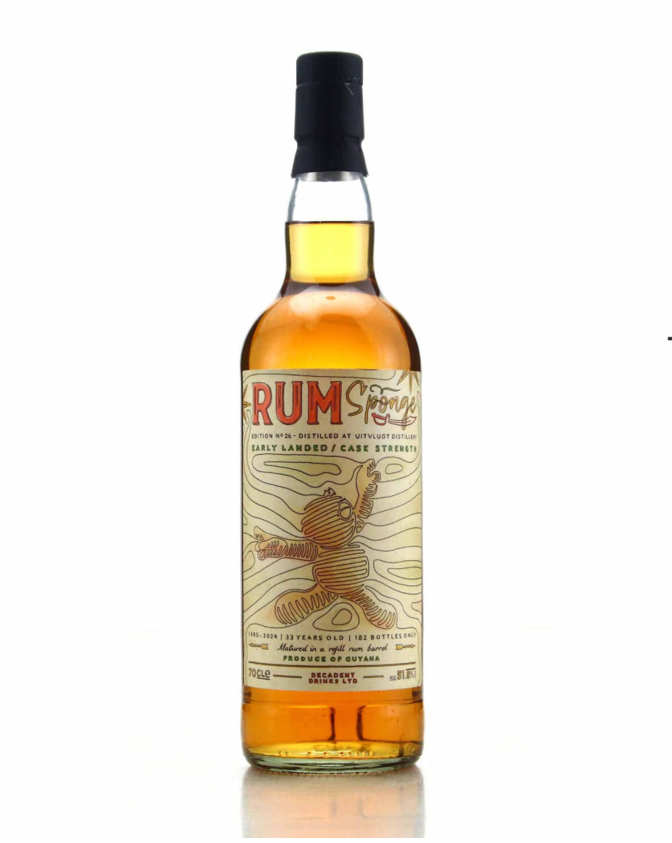 Sample Uitvlugt 1990 Rum Sponge No.26 33yr 51,8% 3cl
