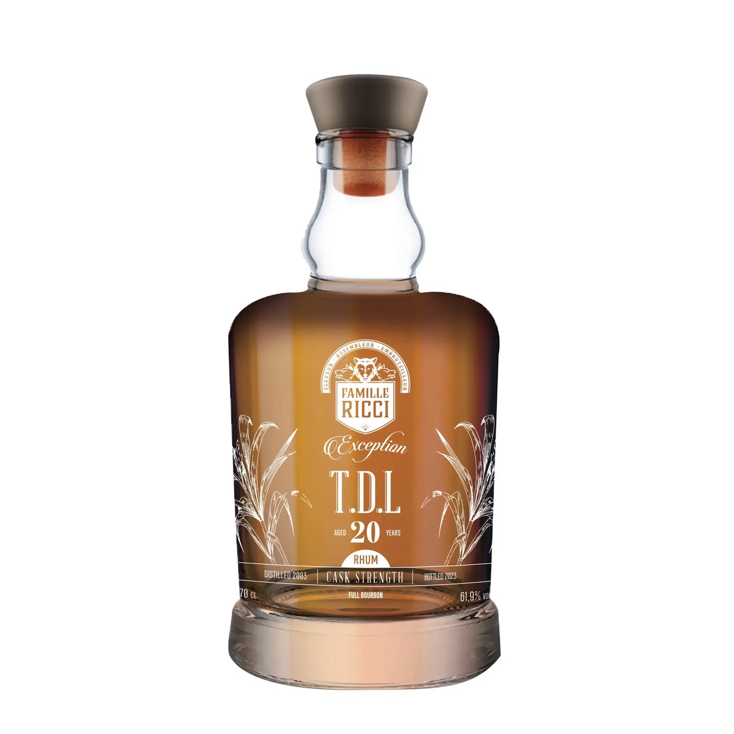 Sample Famille Ricci TDL 2003 Exception 20yr 61,9% 3cl