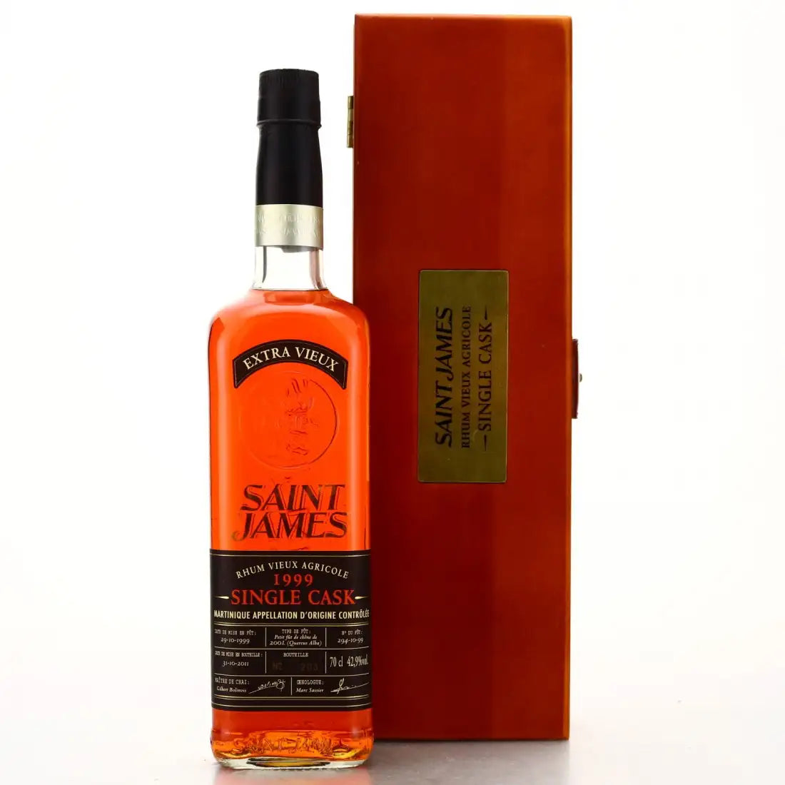 Sample Saint James 1999 Single Cask 42,9% 3cl