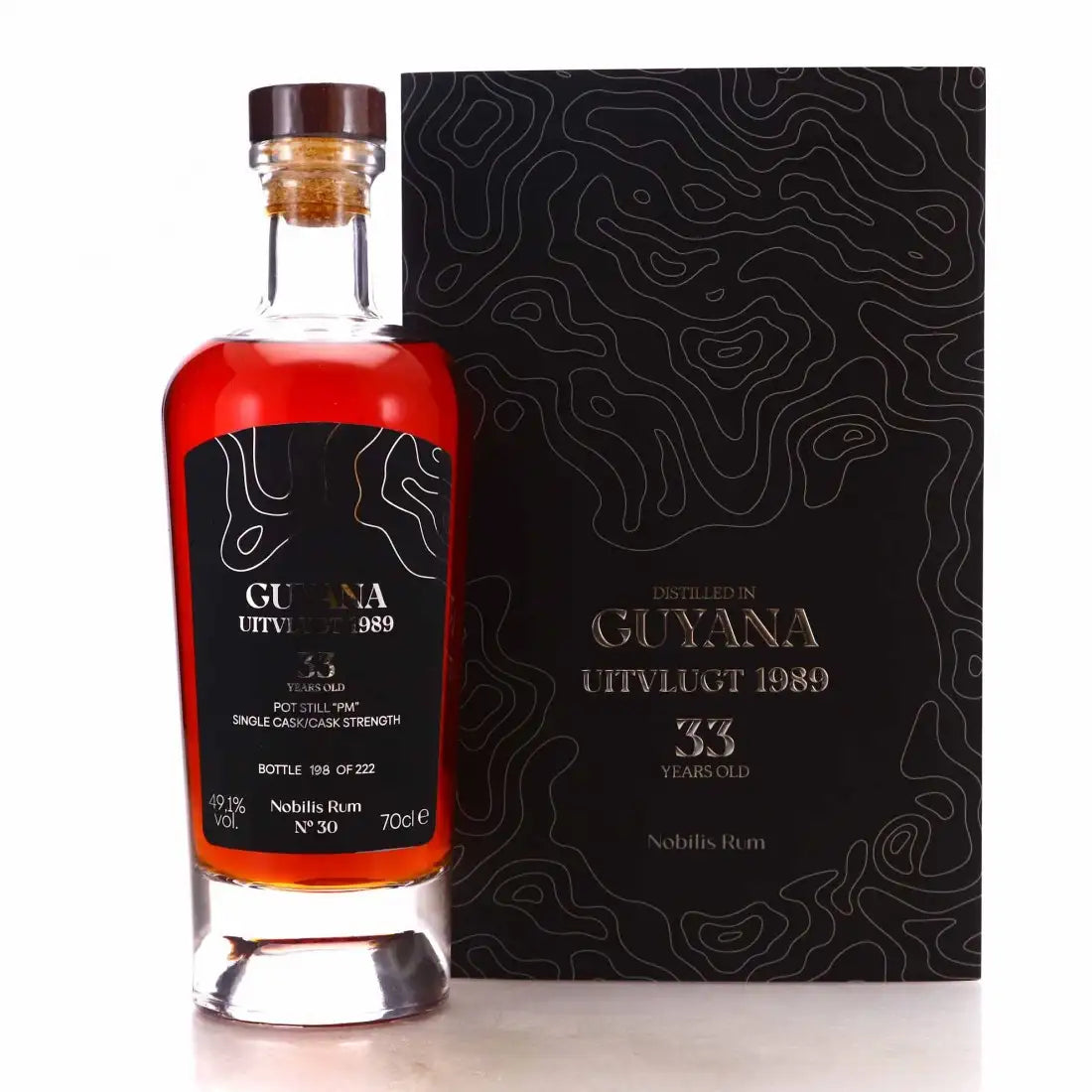 Sample Nobilis Uitvlugt 1989 (Port Mourant) No.30 PM 33yr 49,1% 3cl