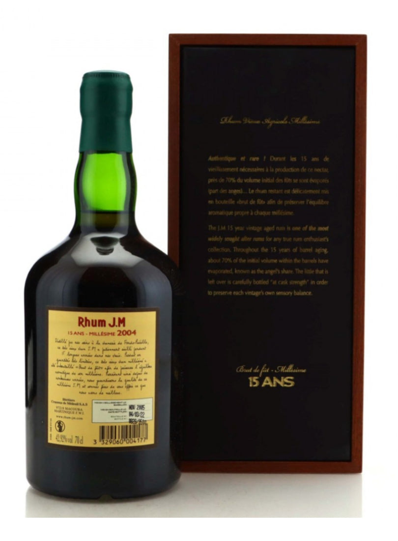 Rhum J.M 2004 15yo