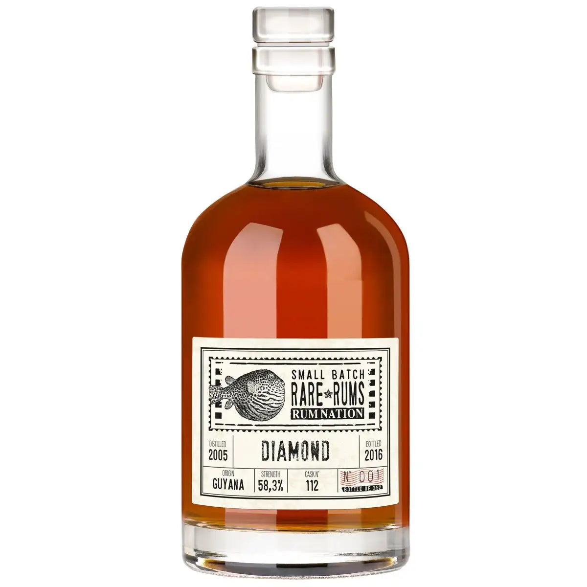 Sample Rum Nation Diamond 2005 Small Batch Rare Rums 11yr 58,3% 3cl