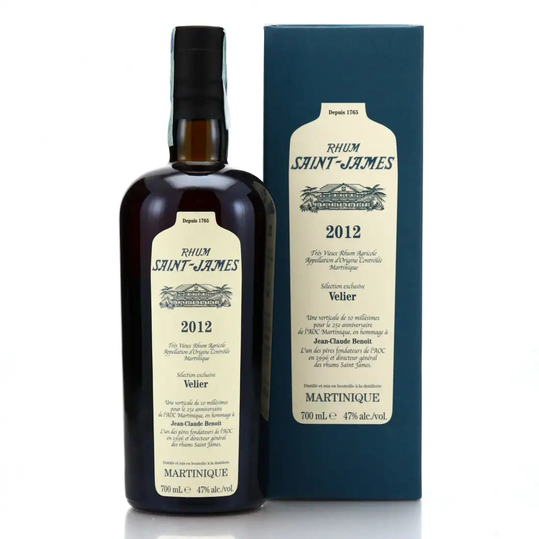 Sample Velier Saint James 2012 Sélection exclusive Velier 9yr 47% 3cl