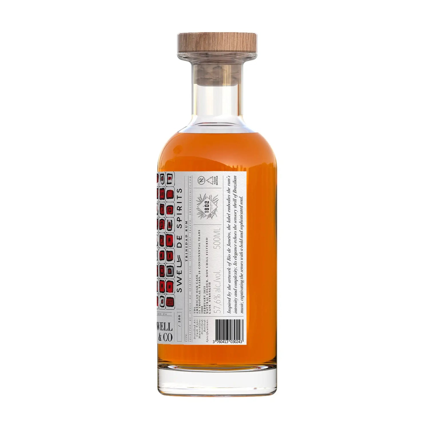 Swell de Spirits TDL 2000 Swell & Co. #14 Christopher Bellail Selection for Bar 1802 25yr 57,3%